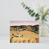 木材のアートワークを許可する、いくつかのコーン ポストカード (スタンド正面)