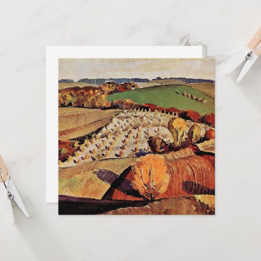 木材のアートワークを許可，横 カード (正面/裏面インサイチュ)