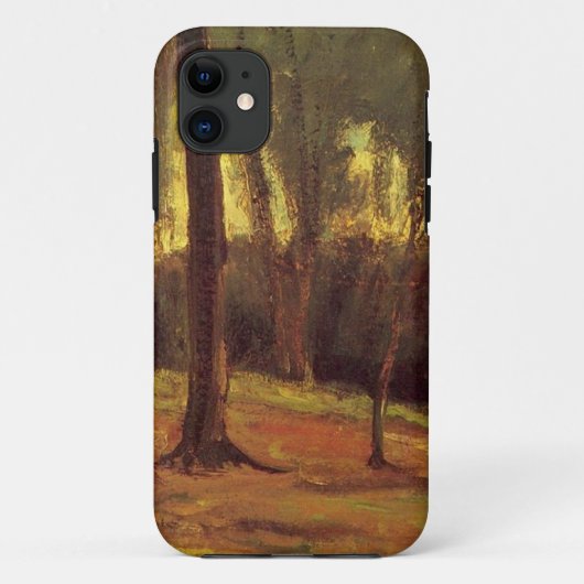 木材のエッジ、ビンセント・ヴァン・ゴッホ。 Case-Mate iPhoneケース (裏面)