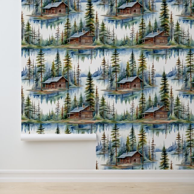 木材のキャビン自然愛好家 壁紙 (アプリケーション)