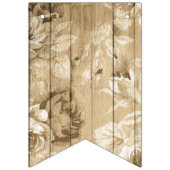 木材のヴィンテージでノスタルジック バンティングフラッグ (第3の旗)