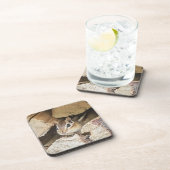 木材の中のチップムンク コースター (右側)