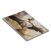 木材の中のチップムンク ノートブック (右側)