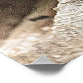 木材の中のチップムンク ポスター (角)