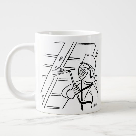 木材の保存及び屋根の断熱 ジャンボコーヒーマグカップ (左)