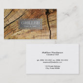 木材の切断 名刺 (正面/裏面)