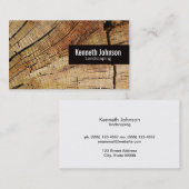 木材の切断 名刺 (正面/裏面)