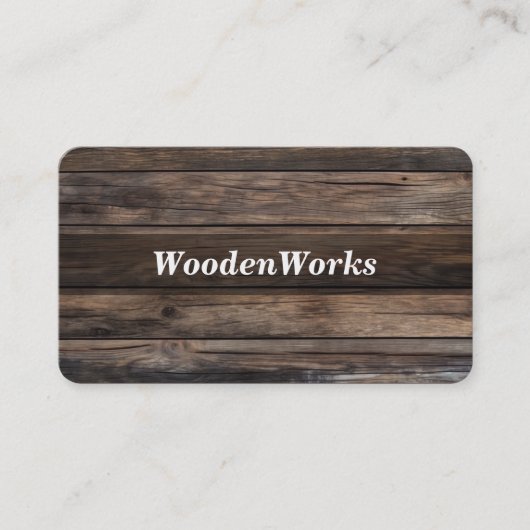 木材の名刺 名刺 (正面)