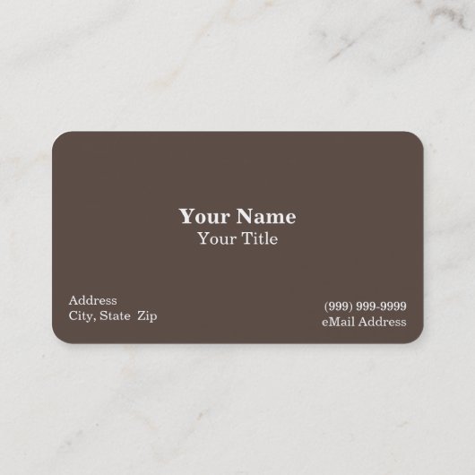 木材の名刺 名刺 (裏面)