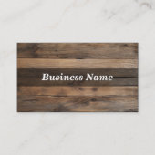 木材の名刺 名刺 (正面)