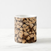 木材の山 コーヒーマグカップ (中央)