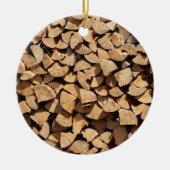 木材の山 セラミックオーナメント (正面)