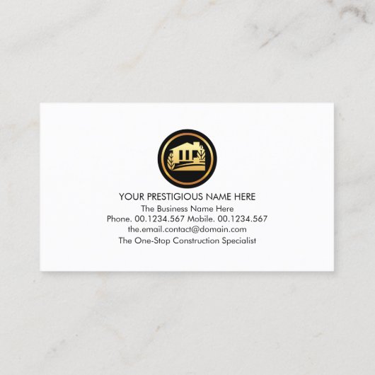 木材の手書きツールの表示 名刺 (裏面)