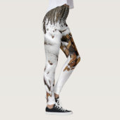 木材の杭レギンス レギンス (右)