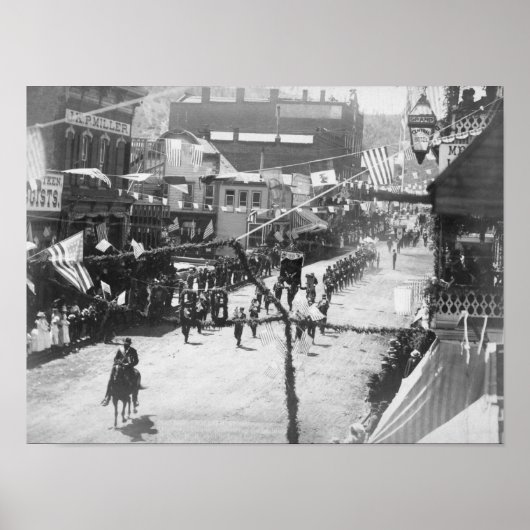 木材の祝完成の国民 ポスター (正面)