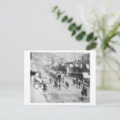 木材の祝完成国民 ポストカード (スタンド正面)