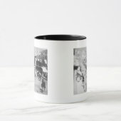 木材の祝完成国民 マグカップ (中央)