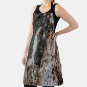 木材の茶 エプロン (インサイチュ)