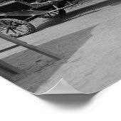 木材の配達トラック、1926。ヴィンテージ写真 ポスター (角)