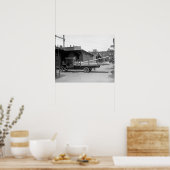 木材の配達トラック、1926。ヴィンテージ写真 ポスター (キッチン)