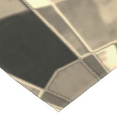 木材やベージュ色のトーンで傾斜した長方形？ テーブルクロス (アングル)