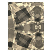 木材やベージュ色のトーンで傾斜した長方形？ テーブルクロス (正面)