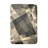 木材やベージュ色のトーンで傾斜した長方形？ バスマット (正面縦)