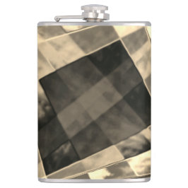 木材やベージュ色のトーンで傾斜した長方形？ フラスク