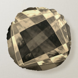 木材やベージュ色のトーンで傾斜した長方形？ ラウンドクッション