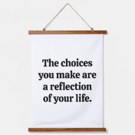 木材を使用した壁のタペストリーの選択 吊り下げ型タペストリー