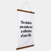 木材を使用した壁のタペストリーの選択 吊り下げ型タペストリー (傾斜あり)