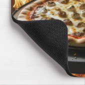 木材を焼いたピザ マウスパッド (コーナー)