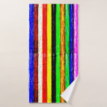 木材カラフルストライプ型