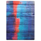 木材カラフルヴィンテージ クリップボード (裏面)