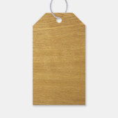 木材ギフトラベルの外観 ギフトタグ (正面)