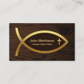 木材クロスクリエイティブ金ゴールドイクサス省 名刺 (正面)