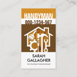 木材スタイリッシュのホーム修復ツール 名刺