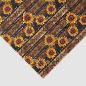 木材タイルフェイクの西のパターンの切り離し 薄葉紙 (詳細)