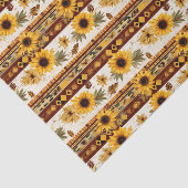 木材タイルフェイクの西のパターンの切り離し 薄葉紙 (詳細)