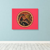 木材タトゥー キャンバスプリント (インサイチュ (ウッドフロア))