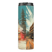 木材トラックの国の道路速度 タンブラー (裏面)