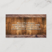 木材トラック車両 名刺 (裏面)