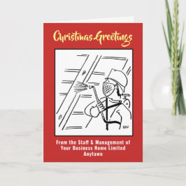 木材トリートメント会社クリスマスカード シーズンカード