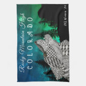 木材ハウリングウルフキッチンタオル キッチンタオル (縦)