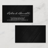 木材バックグラウンモダンドコンサルタントの名刺 名刺 (正面/裏面)