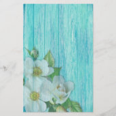 木材バラ結婚予算招待状 チラシ (裏面)