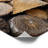 木材パイル ポスター (角)