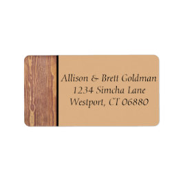 木材パネル住所 シール