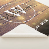 木材パネ素朴ルモノグラム シェルパブランケット (3/4)