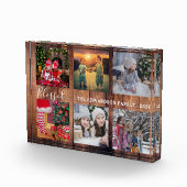 木材ファミ素朴リの写真コラージ賛美スクリプト フォトブロック (右)